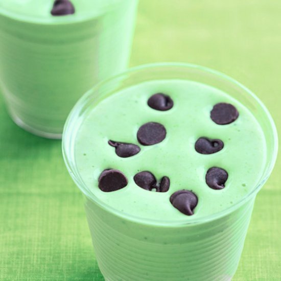 Raw Mint Milkshake Or Smoothie