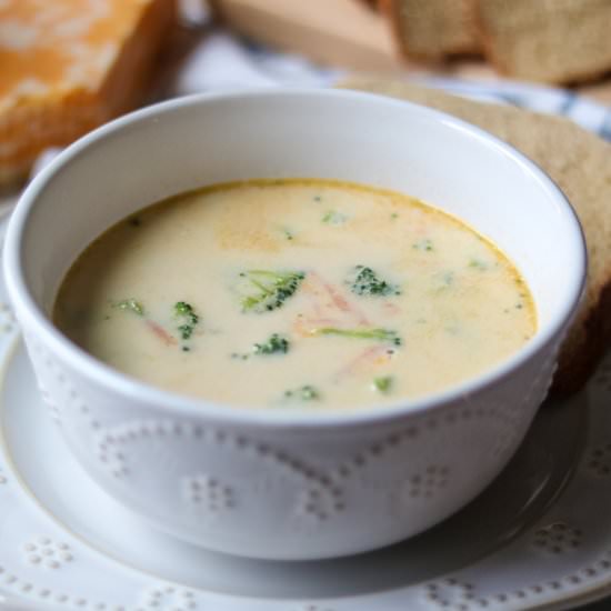 Copycat Broccoli Cheddar Soup