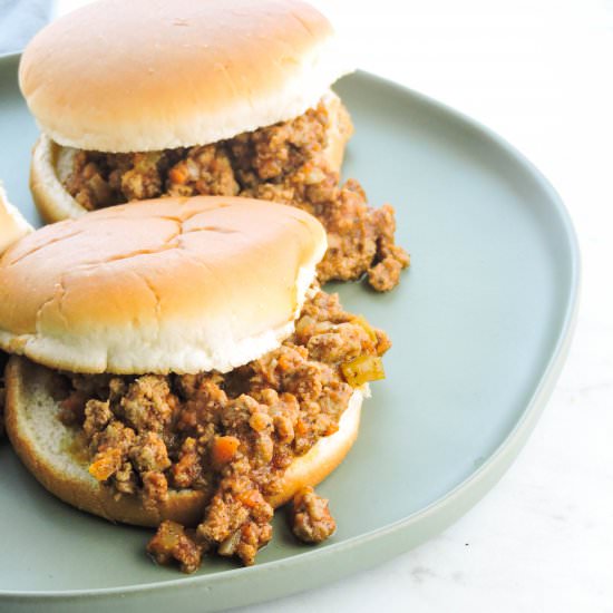 Easy Slow Cooker Turkey Sloppy Joes