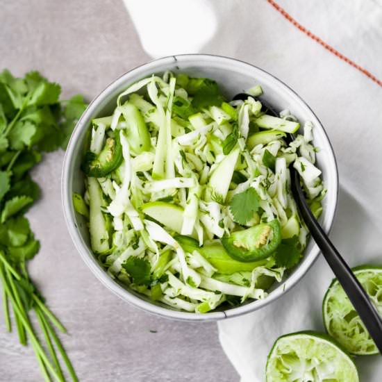 Herbed Green Slaw