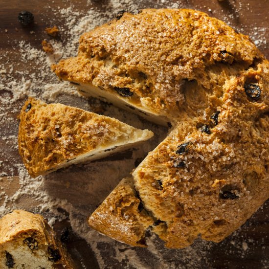 Soda Bread w Japanese Sweet Potato