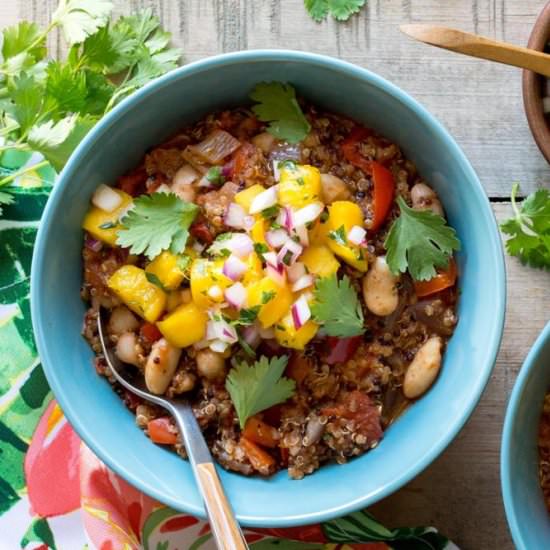 Vegan Jamaican Jerk Chili