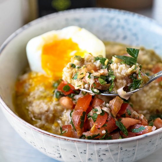 Harissa Spiced Moroccan Oatmeal