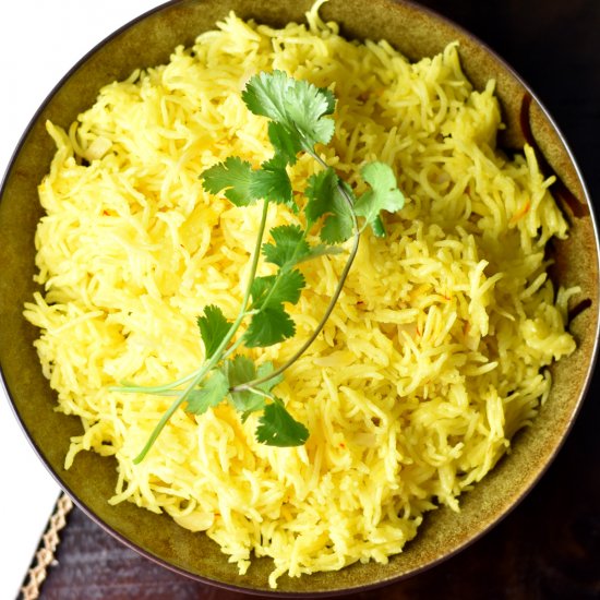 Saffron Rice Pilaf