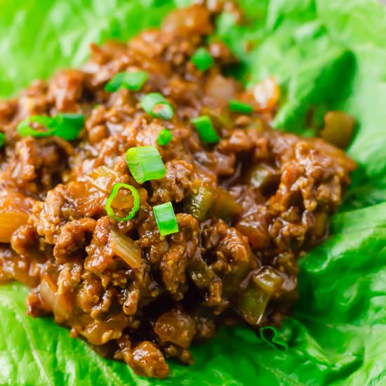 Sloppy Joe Lettuce Wraps