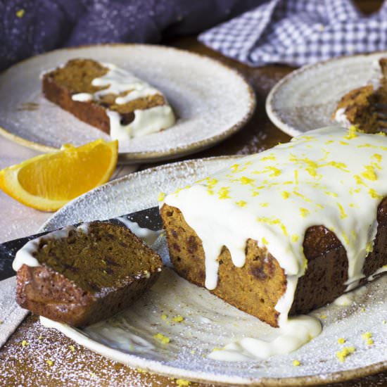 Spiced Date and Almond Carrot Cake