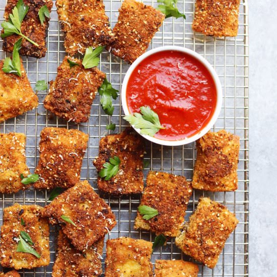 Toasted Mushroom Ravioli