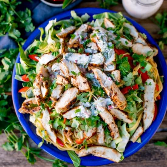 Cajun Chicken Noodle Salad