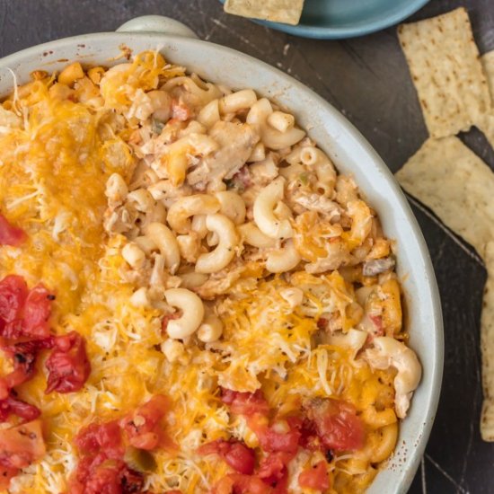 King Ranch Chicken Mac and Cheese