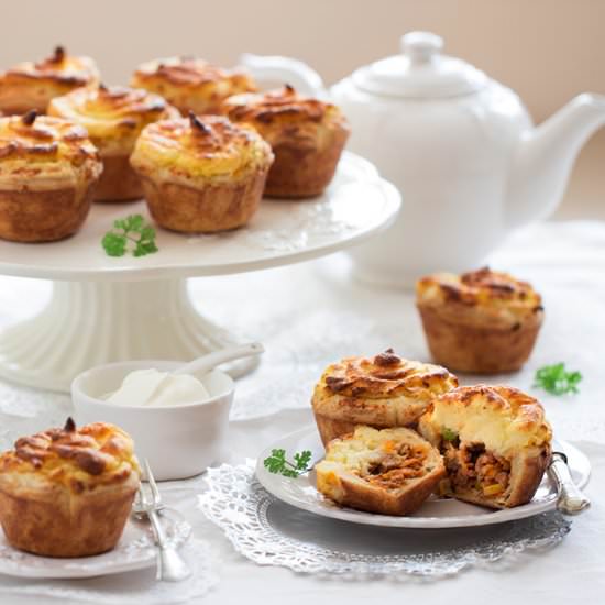 Mini Shepherd’s Pies in Puff Pastry