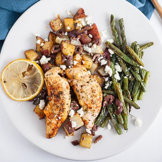 Sheet Pan Greek Chicken