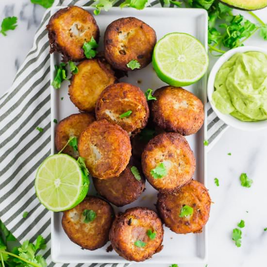 Beef Taco Potato Croquettes