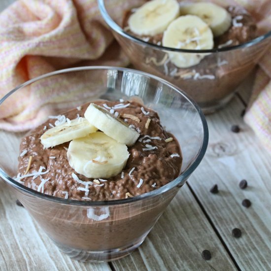 Chocolate Banana Chia Pudding