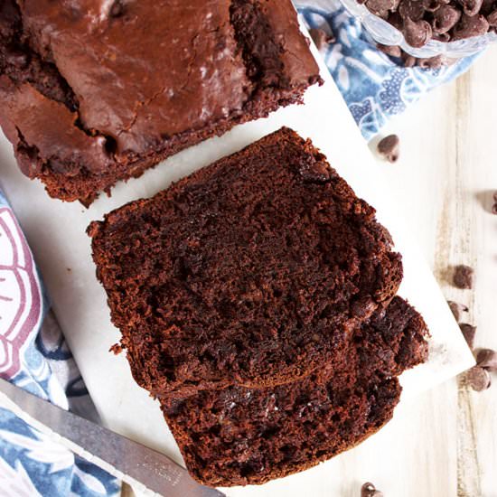 Triple Chocolate Banana Bread