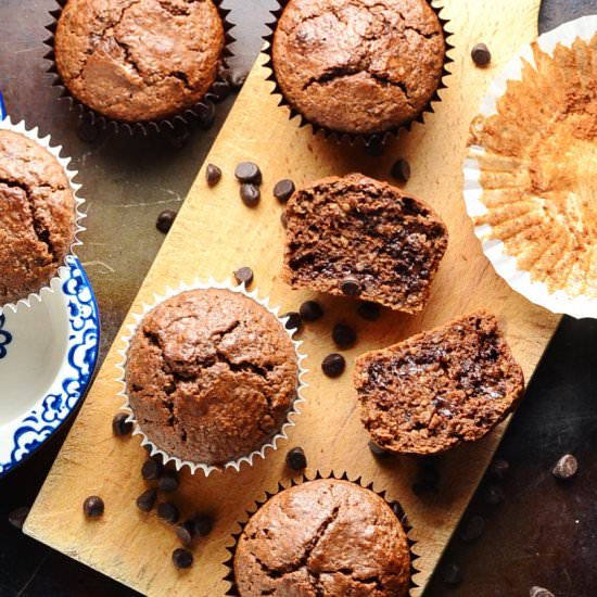 Chocolate Muffins with Quinoa