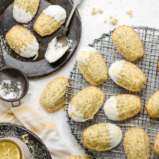 Lemon Poppyseed Madeleines