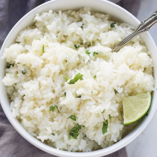 Low FODMAP Cilantro Lime Rice