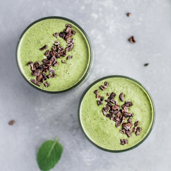 Mint Chocolate Chip Smoothie