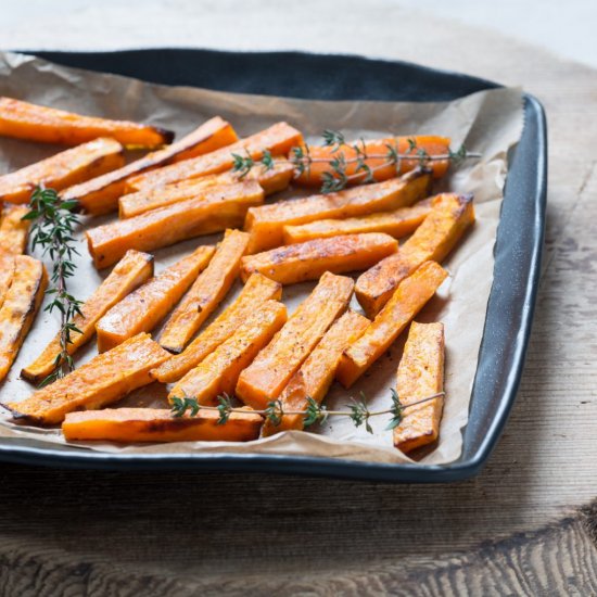 Baked Rosemary Sweet Potato Fries