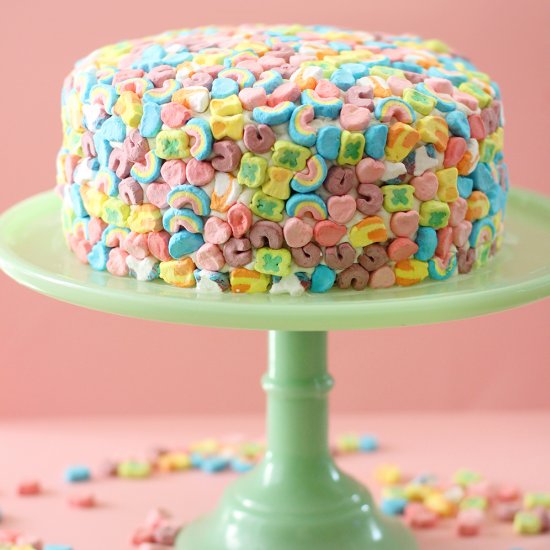 Lucky Charms cake