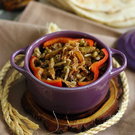 Lebanese Lentils with Rice