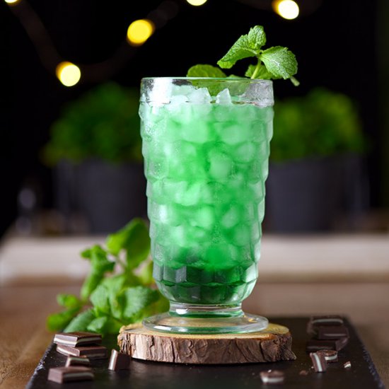 Grandpa’s Green Stinger Drink