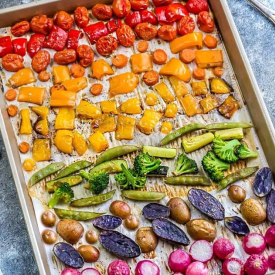 Rainbow Roasted Vegetables