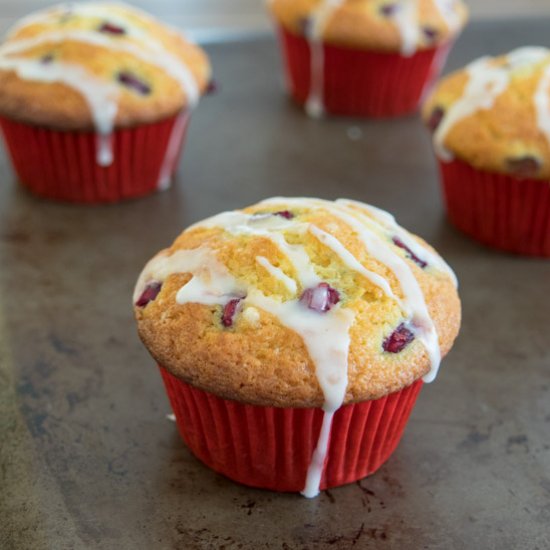 Pomegranate Orange Muffins