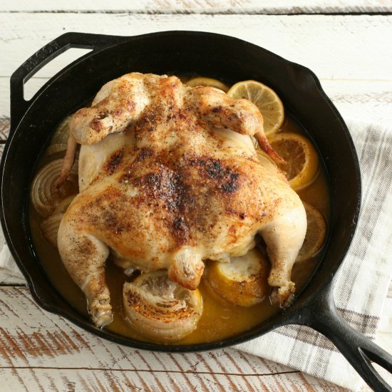 Cast Iron Skillet Lemon Chicken