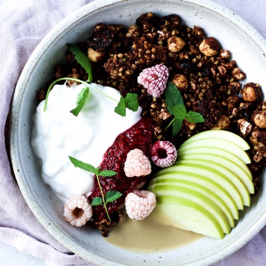 Chocolate Buckwheat Granola