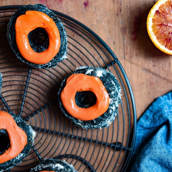 Charcoal & Blood Orange Cronuts