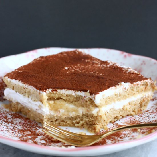 Gluten-Free Vegan tiramisu