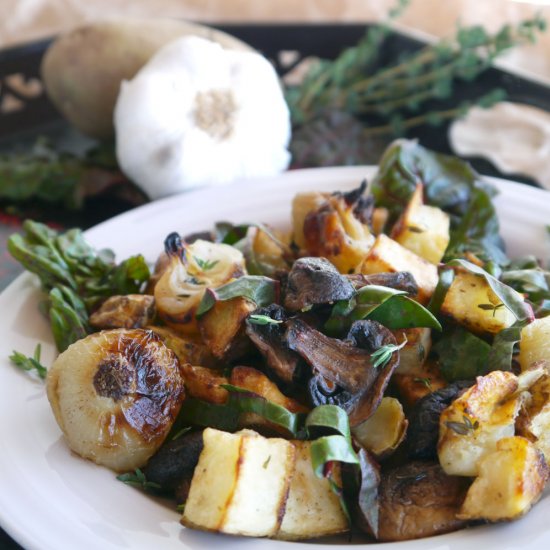 Wilted Swiss Chard Salad