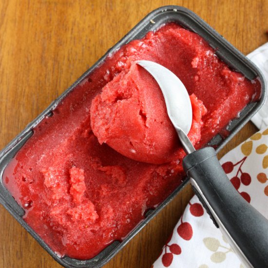 Strawberry Sorbet