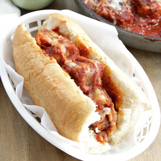 Chicken Meatball Subs