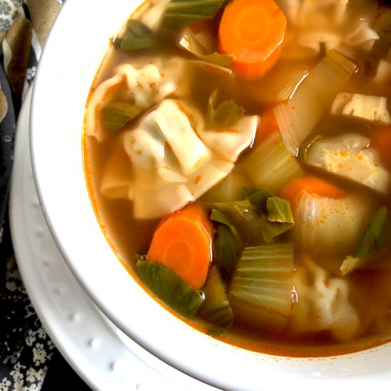 Easy Chicken Wonton Soup