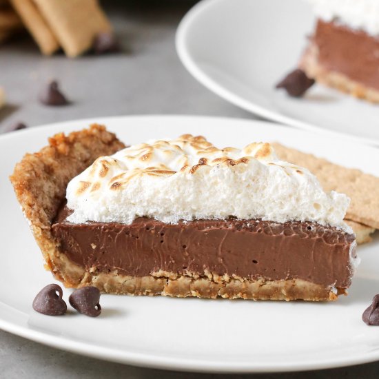 Dairy Free Smores Pie