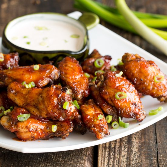 Oven BBQ Chicken Wings