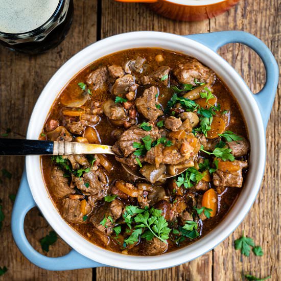 Pressure Cooker Guinness beef stew