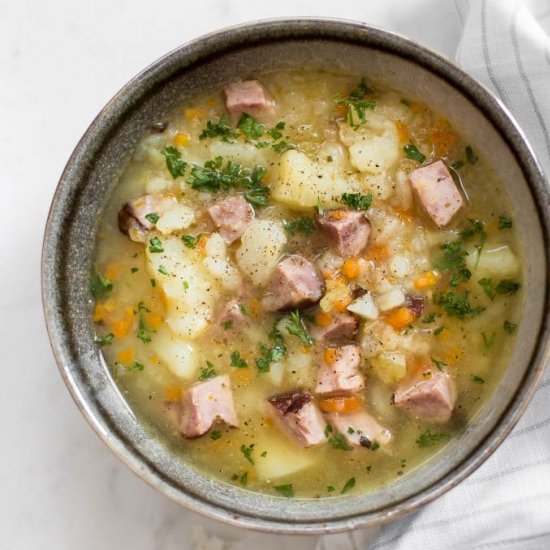 Instant Pot Ham and Potato Soup