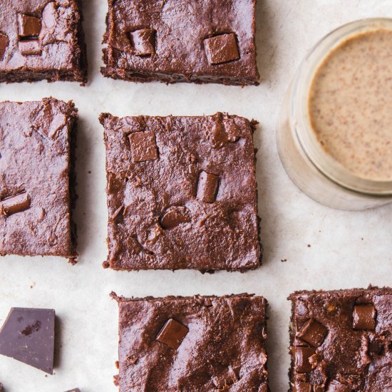 Healthy Almond Butter Brownies