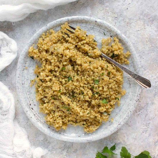 Instant Pot Lemongrass Quinoa