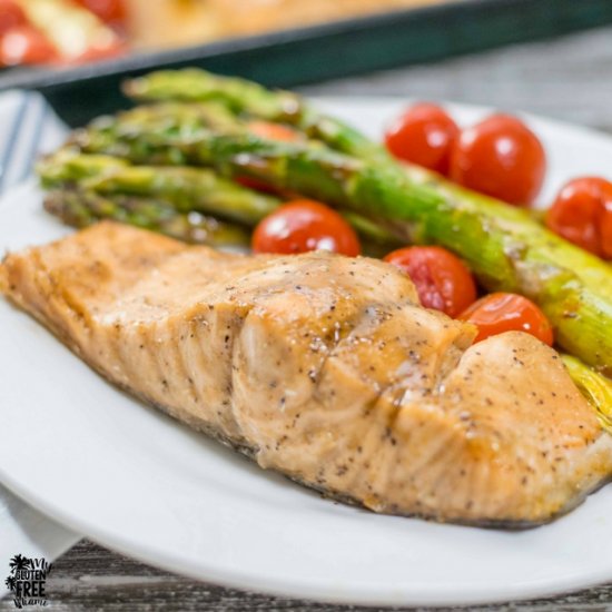 Balsamic Glazed Salmon w/ Asparagus