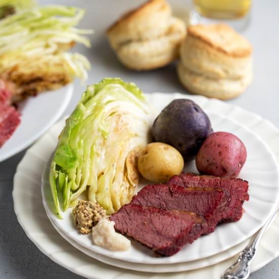 Baked Corned Beef and Cabbage