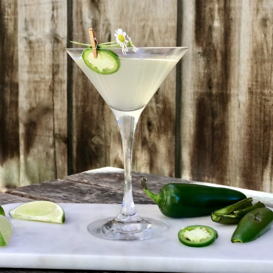 Jalapeño Tequila Gimlet