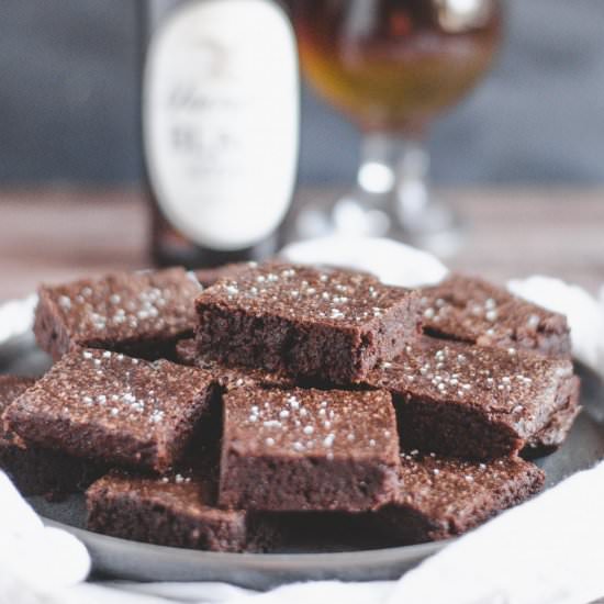 Dark Chocolate Porter Brownies