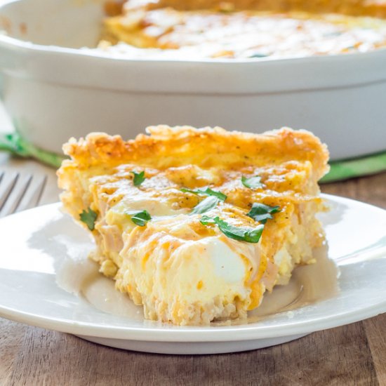 Quiche with Rice Crust