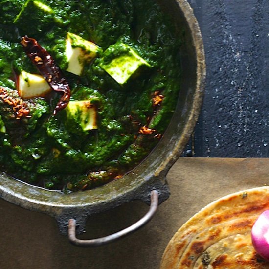 Dhaba Style Saag Paneer