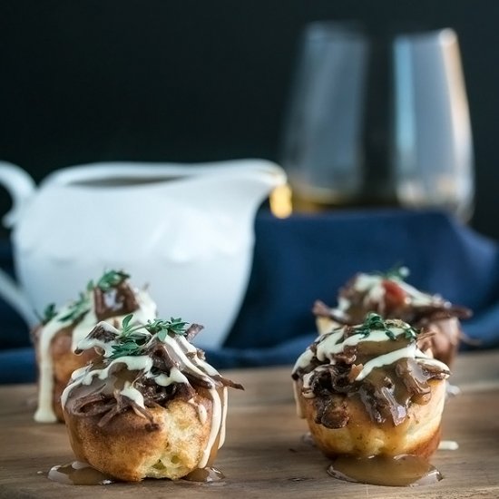 Short rib Stuffed Mini Yorkshire