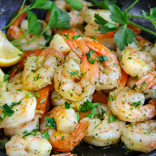 Lemon Garlic Butter Shrimp